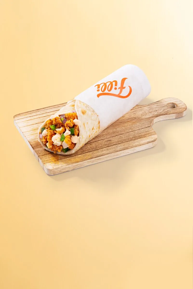 Keema-filled paratha roll in FiLLi paper