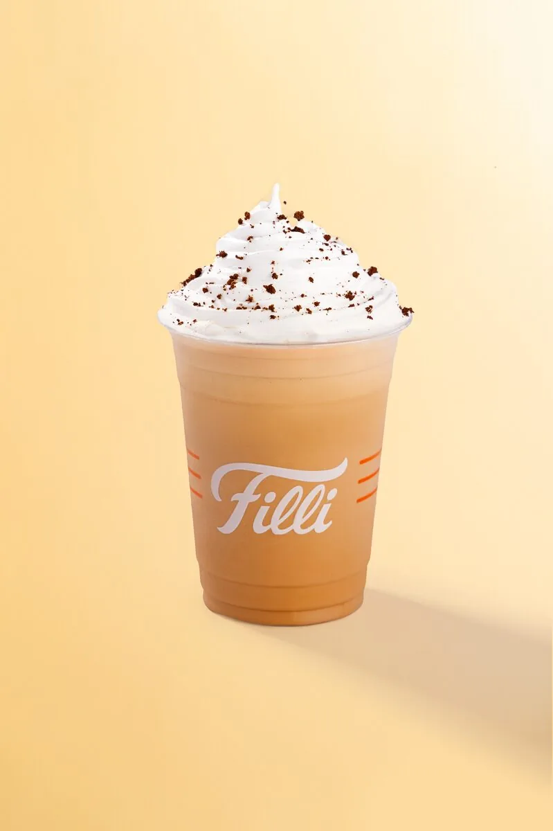Clear FiLLi cup of blended coffee frappe