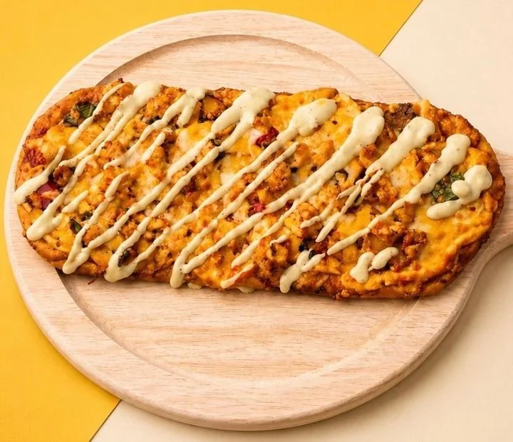 Butter Chicken flat bread